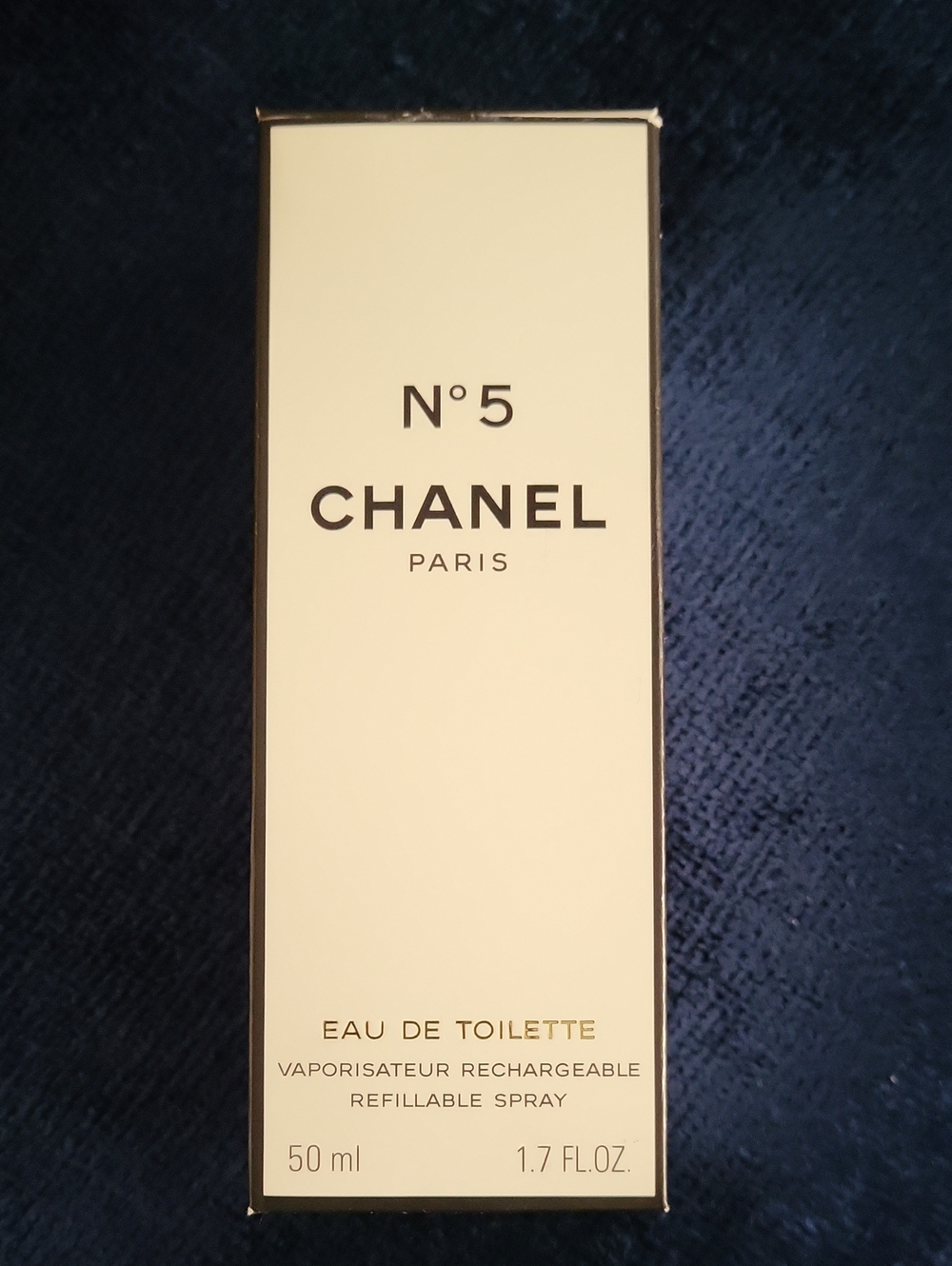 Chanel No. 5 Eau de Toilette Refillable Spray 3/4 Full Bottle